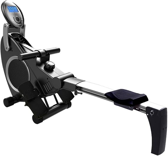 Rowing Machines, Rowing Machine,Household Intelligent Rowing Machine,Magnetic Control Resistance Adjustment Mute Rowing Device,Foldable,Fitness Equipment