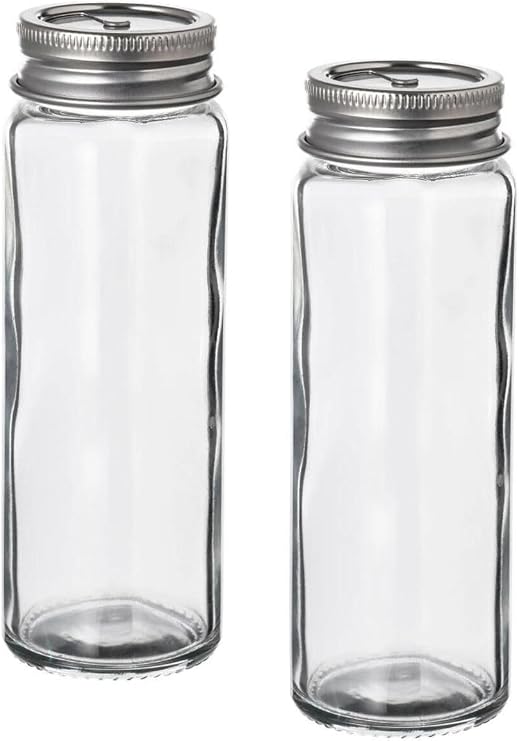 Ikea Cıtronhaj Tuzluk/Karabiberlik - Cam - 12 Cm - 2 Parça