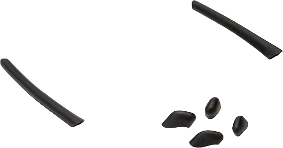 Oakley unisex adult Aoo9144kt Half Jacket Earsock Nosepiece Kit, Black, One Size US