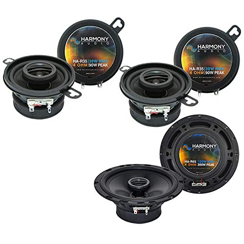 Harmony Audio R65 R35 Factory Speaker Replacement Coax Package Compatible with BMX Z4 2003 2004 2005 2006 2007 2008