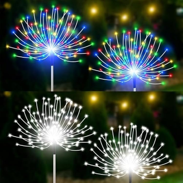 Solar Firework Lights MulticolorWhite