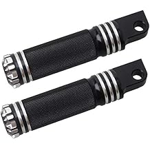 NTHREEAUTO Mounting Footpegs, Male Billet Footrests, Motorcycle Passenger Pedals Compatible with Harley Sportster, Dyna, Road King