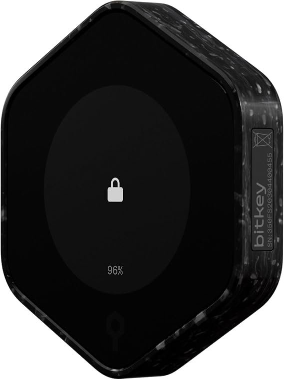 Bitcoin Hardware Wallet - Secure Wallet for Self Custody, No Seed Phrase, 2-of-3 Multisig Security, NFC Device, iOS and Android Compatible