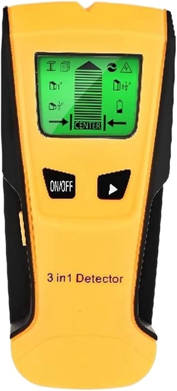 Multi-Functional Intelligent Stud Sensor 3 in 1 Metal Detector Wall Scanner Wall Detector Wall Metal Detector Metal Studs Voltage Live Wire Detect