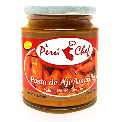 PeruChef Pasta de Aji AmarilloYellow Hot Pepper Paste 8oz