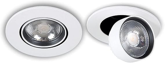 Spotlights，2 Pcs Ceiling Spotlights, Ceiling Flush Mount Spot Light, Rotatable Directional Ceiling Lamp Fixture, Recessed Led Lighting Accent Spotlight, up Down Gallery Picture Lighting/60