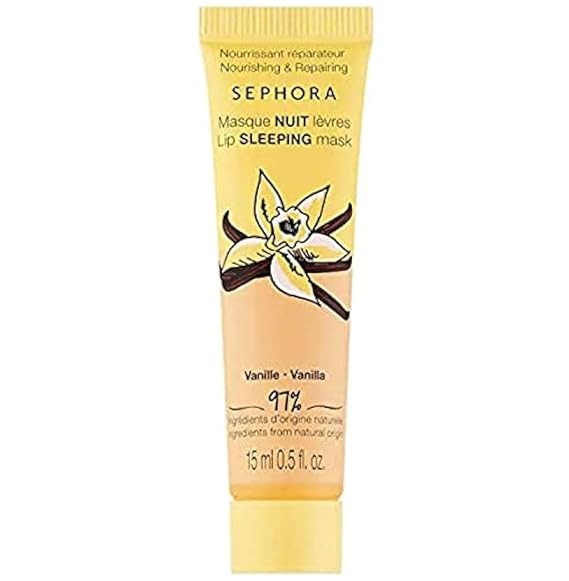 Sephora Lip Sleeping Mask - Vanilla (overnight lip mask nourished lips)