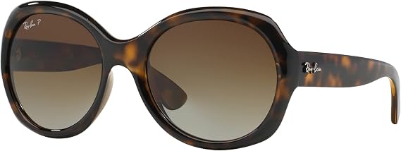 Ray-Ban 0RB4191710/T557 Rb4191 Light Havana Polar Grey Lens
