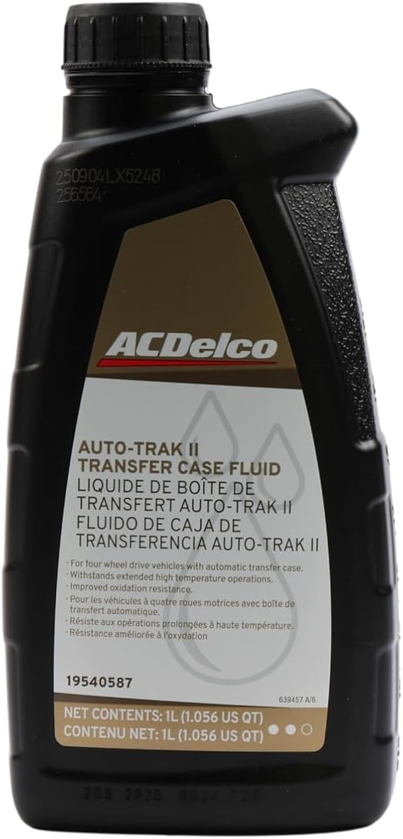ACDelco Gold 19540587 Transfer Case Auto Fluid