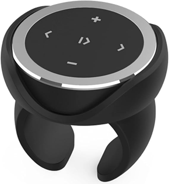 Wireless Bluetooth Media Control Button with Selfie Functionality by UltraConnect - Compatible with iPhone and Android - Perfect for Car & Motorcycle Steering Wheel