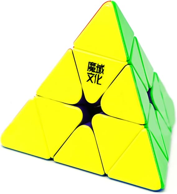 Cuberspeed MoYu WeiLong Pyramid MagLev stickerless Speed Cube Pyramid MagLev Magnetic Triangle Speed Cube
