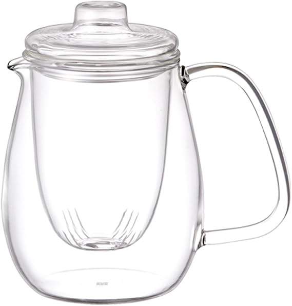 KINTO 8364 Unita Teapot, 22.8 fl oz (680 ml), Glass, Dishwasher Safe, Heat Resistant Glass