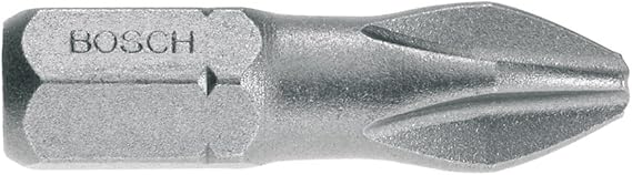 Bosch 2608522186 Bit Set Ph2-25Mm Long X 25 Pieces