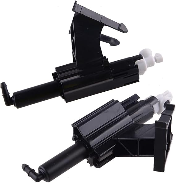 beler 1Pair Headlight Headlamp Washer Nozzle Jets Fit for Ford Focus MK3 2012-2017 BM5113L015AC BM5113L014AC