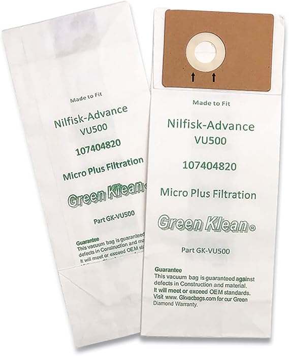 GK-VU500-P 14 in. Replacement Vacuum Bags