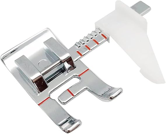 Adjustable Guide Sewing Machine Presser Foot Fits for Low Shank Domestic Sewing Machine. Snapping On Brother, Babylock, Singer, Janome, Juki, New Home