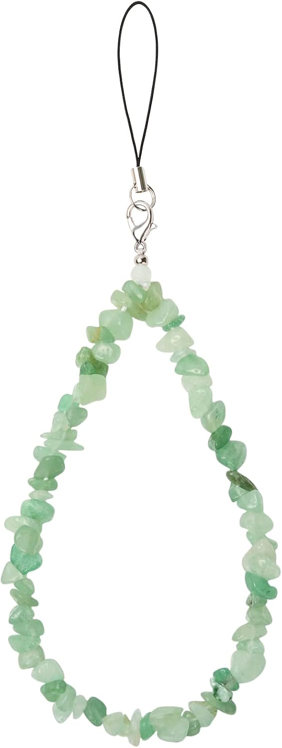 BEACE Phone CharmsChain Strap for Women Girls-Cell Phone Case Lanyard Wrist Strap - Natural Gemstone Charms for Keychain