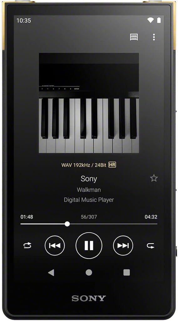 SONY Walkman 64GB ZX Series NW-ZX707: High-End Streaming WALKMAN/DSD Remastering Engine/MP3 Player / Bluetooth/Android/Up to 25 Hours Continuous Playback/microSD Support/5.0 Inch Touch Panel/4.4mm