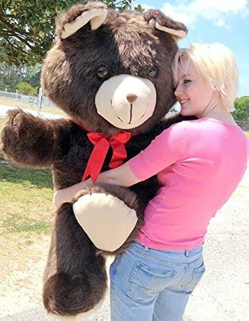 Big Plush Giant 5ft Brown Teddy Bear - Soft Large Stuffed Animal
