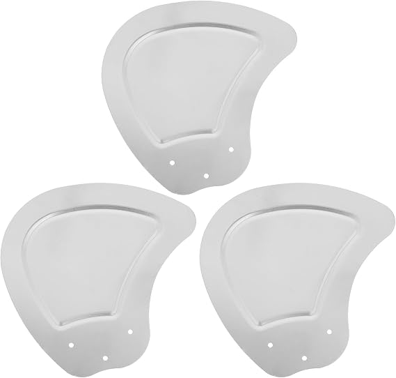 3pcs Aluminum Fan Blade Replacement - 3-Blade Set for 18-Inch Oscillating Fans - Heavy-Duty Universal for Commercial and Household Use
