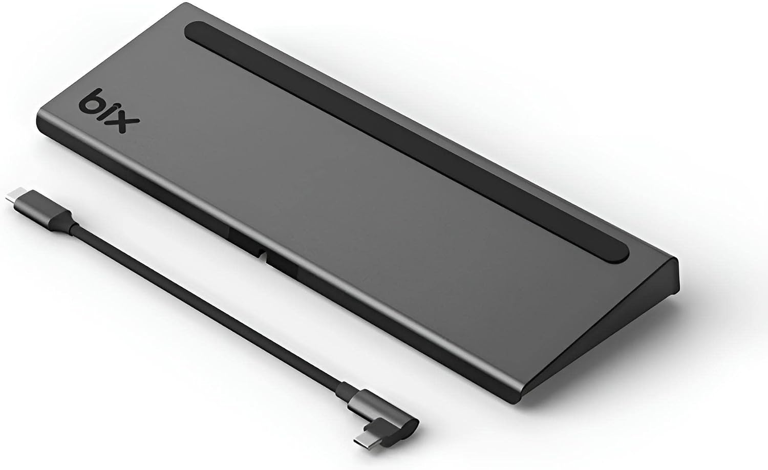 Bix BX12HB 11 in 1 USB C Hub, 4K HDMI, DP, VGA, Image Transfer, 100W PD, 3x USB 3.0 Input, 1 Gigabit Ethernet, Micro SDSD Input, 3.5mm Jack. MultiPort Port for MacBook Pro.