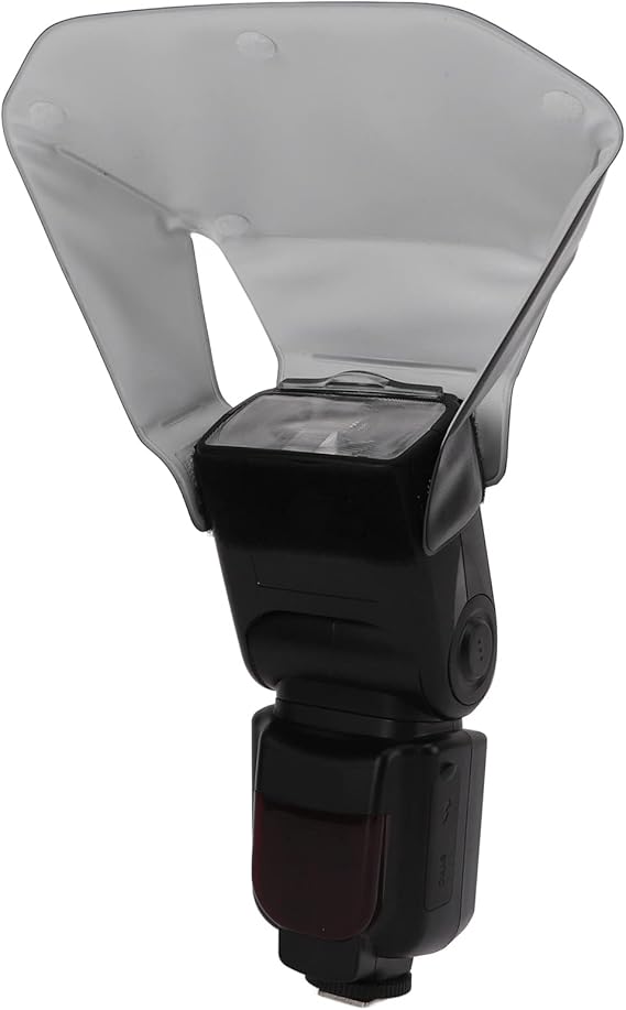 Universal Camera Speedlite Flash Softbox Diffuser Kit,Flash Diffuser Light Softbox Two-Sides Silver Gold White Reflector, 3 in 1 Light Diffuser Kit with 3 Colors for Camera Flash
