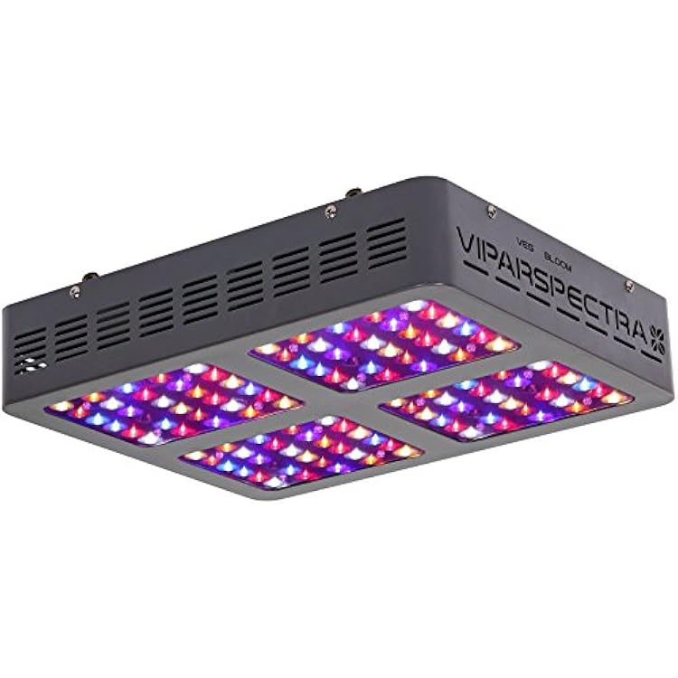 VIPARSPECTRA 600W LED Grow Light,with Daisy Chain,Veg and Bloom Switches, Full Spectrum Plant Growing Lights for Indoor Plants Veg and Flower Actual Power 260 Watt