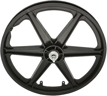 20" Bicycle Black BMX Style 6 Spoke Plastic Rear Free Wheel