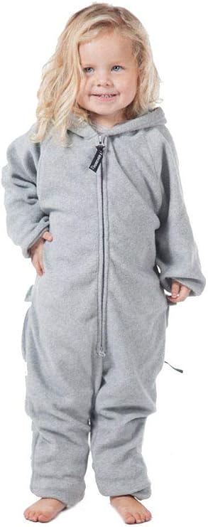 Forever Lazy Unisex Detachable Feet Kids Onesie