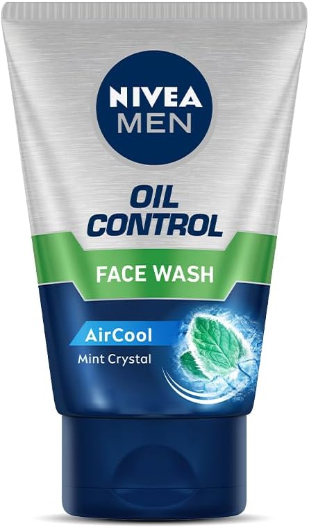 Nivea Men Oil Control Face Wash 10X Whitening, 100Gm 100Ml - Parallel Import