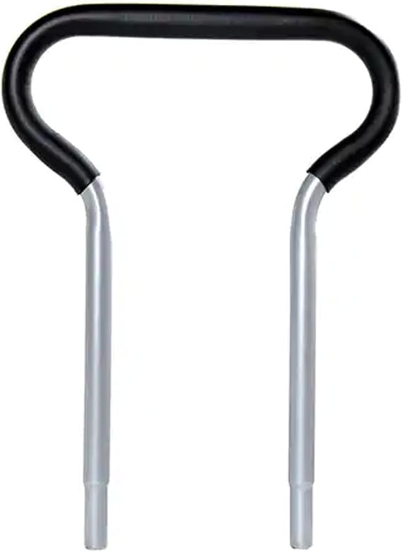 Total Gym Pilates Toe Bar Accessory for Full Body Strength Training Workouts, Black - Attaches to Standard Squat Stand in Home Gyms
