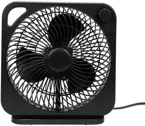 Mainstayss 9" 3-Speed Indoor Personal Table Electric Fan, Black