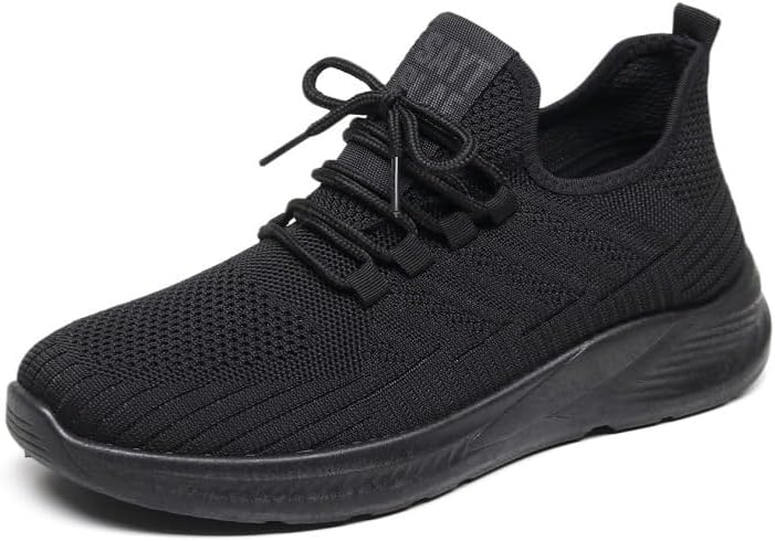DAHONGPAO Mens Running Shoes Black