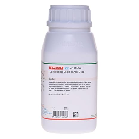 HiMedia M1180-100G Lactobacillus Selection Agar Base, 100 g