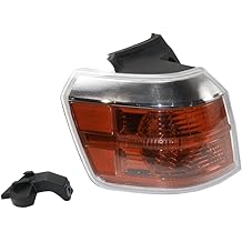 Outer Left Driver Side Red Lens with Bulb Assembly Lamp Replacement Turn Signal Tail Light Taillight for GMC for Terrain 2013-2017