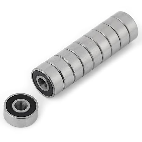 623Rs Open Bearing 623Rs Bearing 10Pcs 623 2Rs Double Rubber Sealed Steel Miniature Deep Ball Bearings 3 * 10 * 4Mm