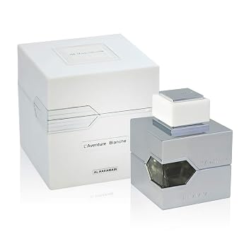 Al Haramain LAventure Blanche Eau de Parfum Spray for Men, 3.4 Ounce