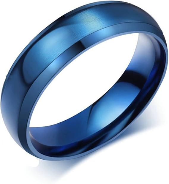 Mens Promise Rings, Titanium Steel Matte Men's Rings