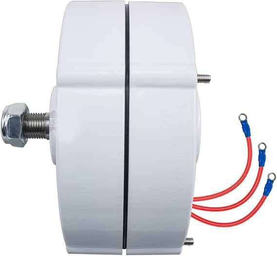 6000W Low Start Torque AC Low RPM Permanent Magnet Generator,Gearless Permanent Magnet Generator 48V Wind Turbine Generator