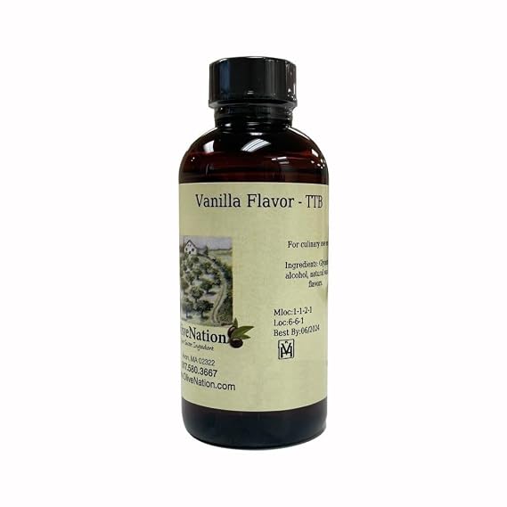 Concentrated Vanilla Flavor TTB - TTB-Approved Concentrated Vanilla for Brewing - Baking - Cooking - Non-GMO - Kosher - Vegan - 4 oz