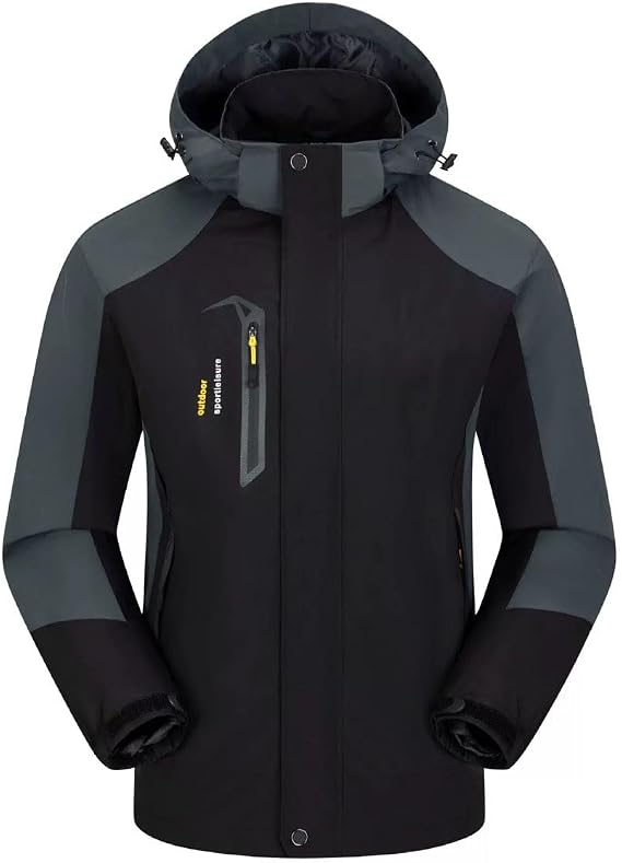 Men's raincoat windproof outdoor sports jacket lightweight with hooded