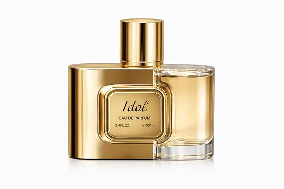 Idol Eau De Parfum, Gold Bottle, 3.4 FL OZ (100ML)- Long Lasting Arabic Fragrance Luxury Oud Perfume for women