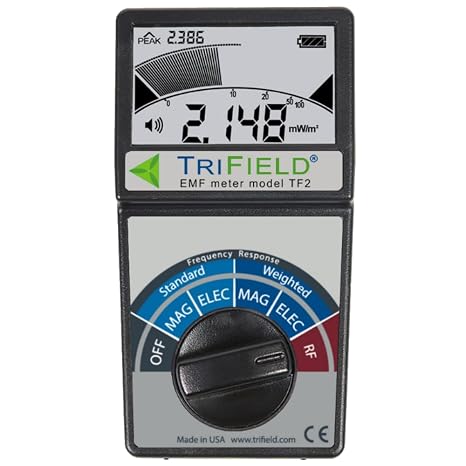 TF2 EMF Pollution Meter 3-in-1 Magnetic, Electric & RF Field Detection | Made in USA by AlphaLab, Inc. Unlimited U.S.-based support for all your EMF questions and concerns
