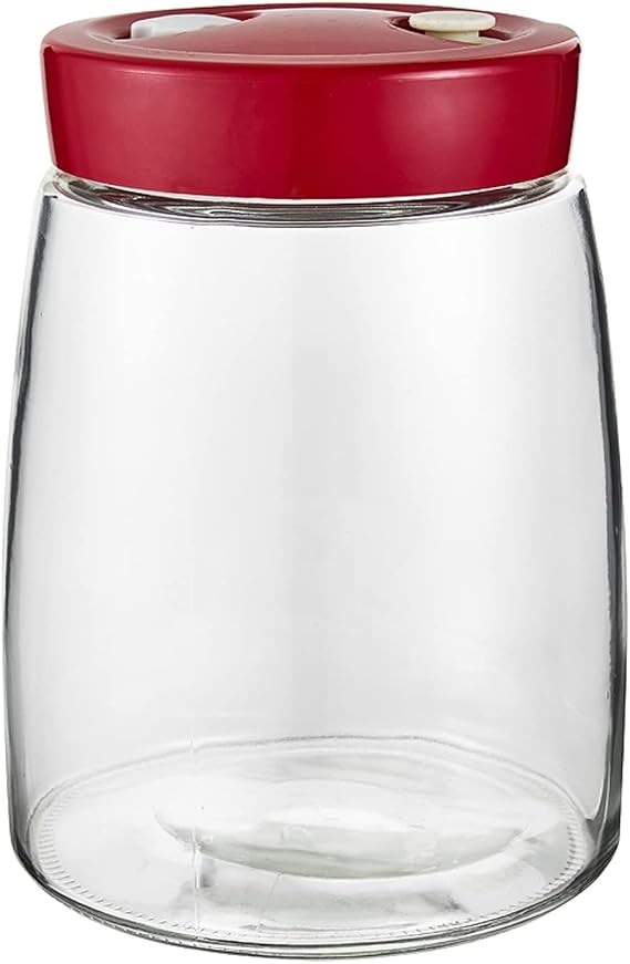 lakeland Fermentation Jar with Air-Release Valve 1.4L – Ideal For Kimchi & Sauerkraut