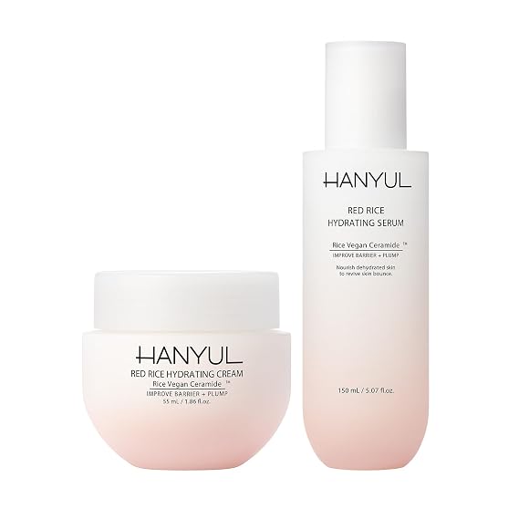 HANYUL Red Rice Serum + Red Rice Cream