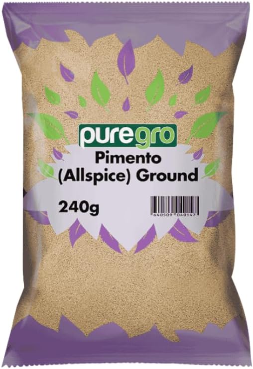 Puregro Pimento (Allspice) Ground 240g | Ground Allspice Spice | Ideal for Seasoning Meat, Stews and Marinades | Suitable for Caribbean and Everyday Cooking | Pantry Staple