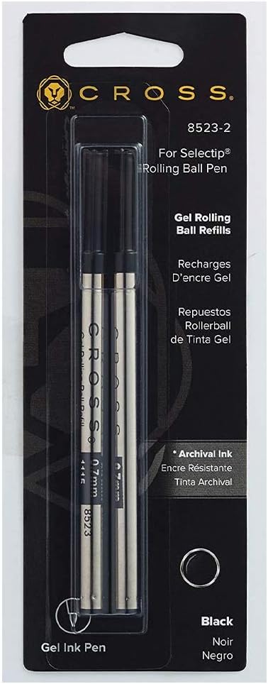 Cross Refills For Selectip Gel Roller Ball Pen, 2Ct/Pk (New Version)