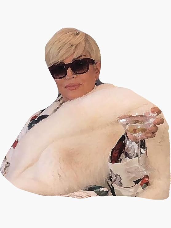Kris Jenner Sticker - Sticker Graphic -Stickers for Hydroflask Water Bottles Laptop Computer Skateboard, Waterproof Decal Stickers