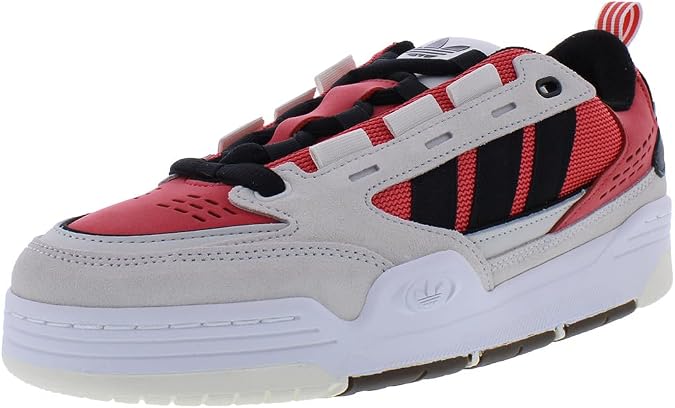 adidas ADI2000 Mens Shoes Size 9.5, Color: Light Coral/Core Black/Cloud White-Multi-Colored