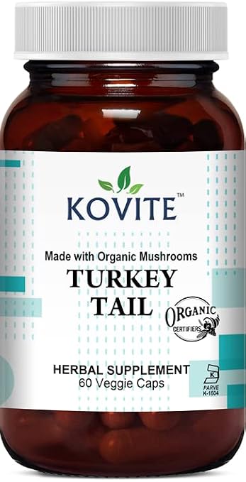 Turkey Tail Certified Organic - 60 Vegetable Capsules
